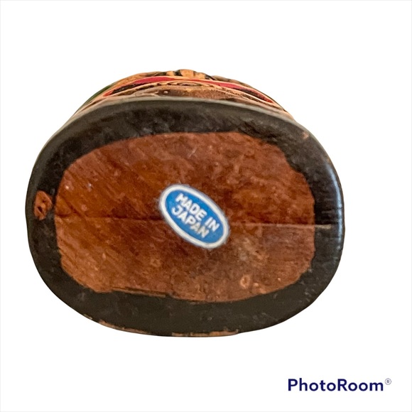 VTG Souvenir Hawaiian Tiki Toothpick Holder, Made In Japan, NOS - Picture 5 of 6